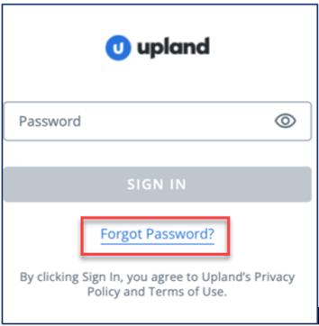 click forgot password